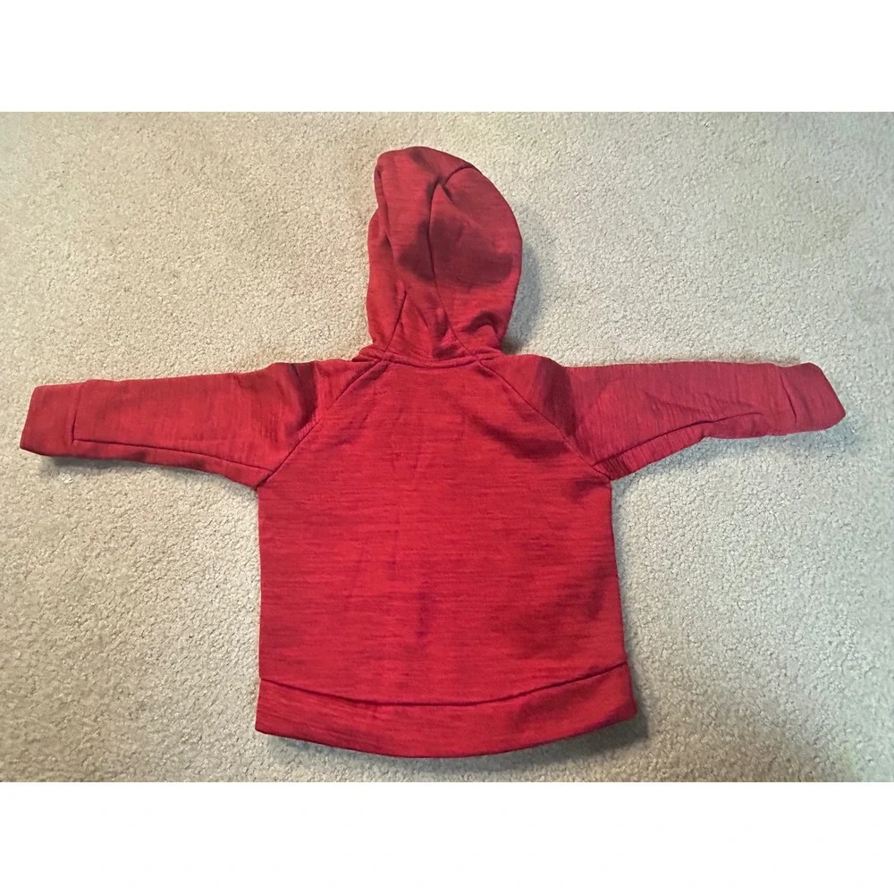 Nike‎ Kids Dri-Fit Full Zip Hoodie Red 12M Athletic ThermaFit